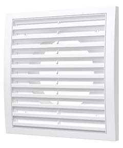 Вытяжная вентиляционная решетка из АБС-пластика с фланцем Era 2020RR15F 20x20 D150 White фото
