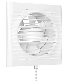 Осевой вытяжной вентилятор с выключателем VentEurope EASY 125 PS D125 White фото