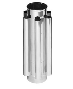 Coș de fum-convector Ferrum D115 (0,8 mm)