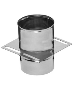 Placă de montaj pentru coș de fum cu o singură perețe Ferrum D115 (0,8mm)