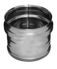 Capac exterior pentru partea inferioară a coșului de fum Ferrum D180 (0,5mm)