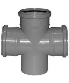 Cruce unică plană, 110/110, unghi de 87°, HTDA Valsir