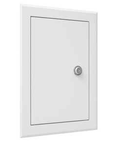 Люк ревизионный металлический с замком 20х30 Эра фото