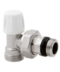 Robinet unghiular pentru mamelon cu garnitură filetată 1/2" (retur) Icma