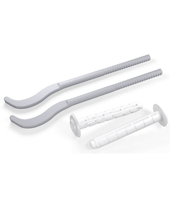 Комплект плоских кронштейнов с дюбелями 7,2х170мм, серые Royal Thermo фото