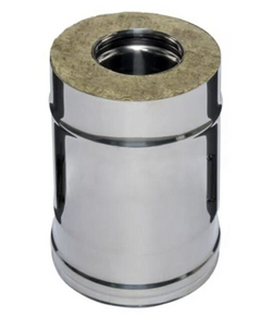 Coș de fum sandwich cu perete dublu 0,25m Ferrum (430/0,5) D115x200