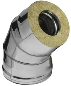 Cot pentru coșul de fum tip sandwich, 135° Ferrum (430/0,5 mm) D130x200