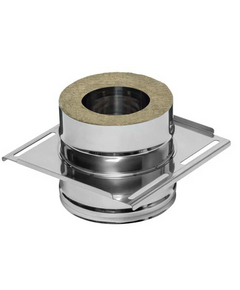 Placă de montaj pentru coș de fum dublu perete Ferrum D180x280 (1,5mm)