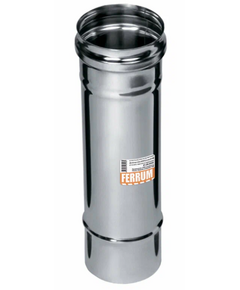 Coș de fum cu un singur perete 0,25m Ferrum D115 (0,5mm)