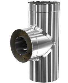 Sandwich-trei căi pentru coș de fum 90° TEPLODAR Профи (430/0,8) D200x280