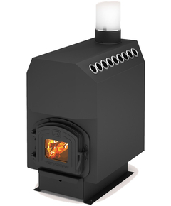 Sobă cu tub de încălzire și gătit TEPLODAR ТОП-300 ДЧ 30 kW