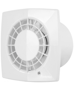 Осевой вытяжной вентилятор 4-х скоростной Awenta Vega WGB100CTR D100 White фото