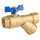 Robinet sferic fluture 1/2' FF cu filtru 'Y' Genebre