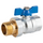 Robinet sferic cu racord american 1" Genebre