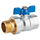 Robinet sferic cu racord american 3/4" Genebre