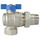 Robinet sferic unghiular cu racord american 1"x 1" IVR