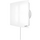 Ventilator de evacuare axial cu clapetă de sens și întrerupător ERA Quadro 4C-02 D100 Alb