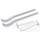 Set de suporturi plate cu dibluri 7,2x170mm, gri Royal Thermo