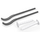 Set de suporturi plate cu dibluri 7,2x170mm, negre Royal Thermo