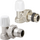 Set robineti unghiulari (alimentare + retur) 15x1/2'' Icma (cu garnitură de etanșare)