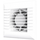 Ventilator axial de extragere cu jaluzele ERA EURO 4A D100 alb