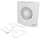 Ventilator de extracție axial cu cablu de alimentare ERA FAVORITE 4-01 D100 Alb