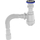 Sifon pentru bucătărie 1 1/2" x 40 cu tub flexibil 40x40/50, Aquant