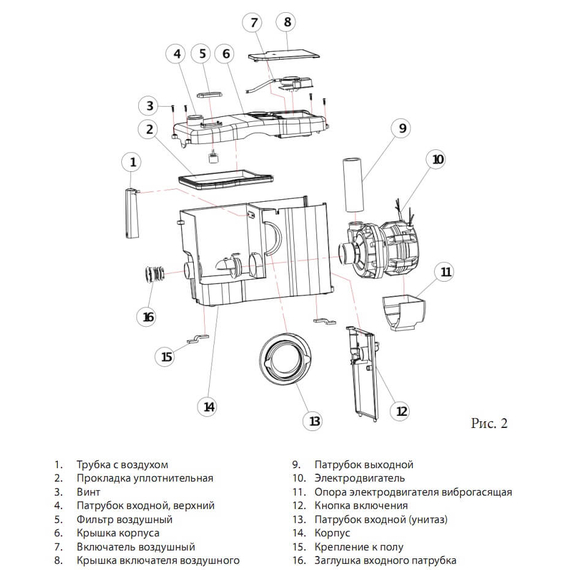 Туалетный насос - измельчитель JEMIX STP-100 Люкс, изображение [1] фото