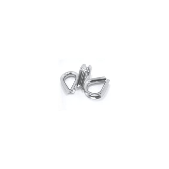 Lingură pentru cablu Inox Mare AISI 316 8 mm
