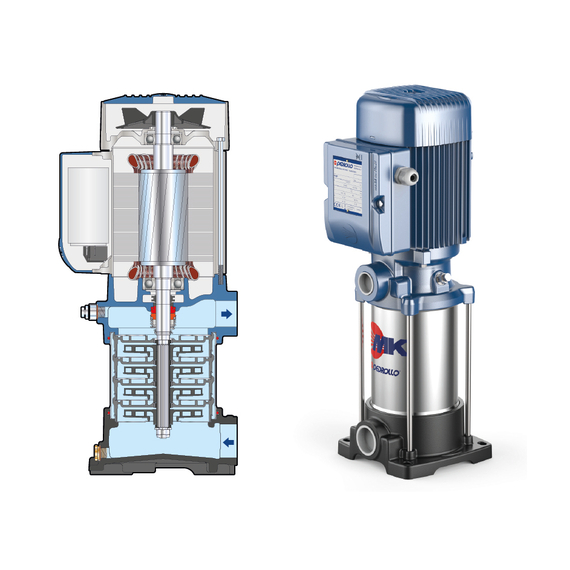 Pompă verticală cu etape multiple Pedrollo MK5/4 1,1 kW, 2 image