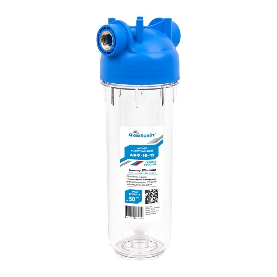 Фильтр прозрачный (колба) SL 10'' (1''), Aquabright фото