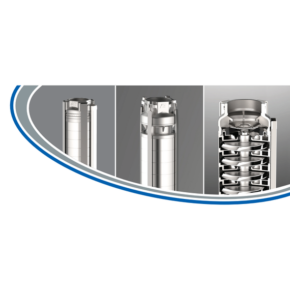 Pompa submersibilă Panelli 8'' 11kW 15HP 180 RX 27 N/05, 3 image