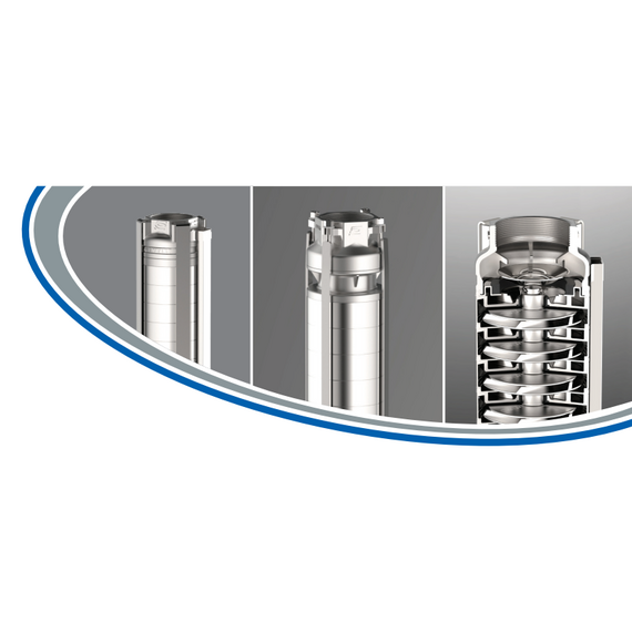 Погружной насос Panelli 8'' 13kW 17,5HP 180 RX 27 N/06, изображение [1] фото