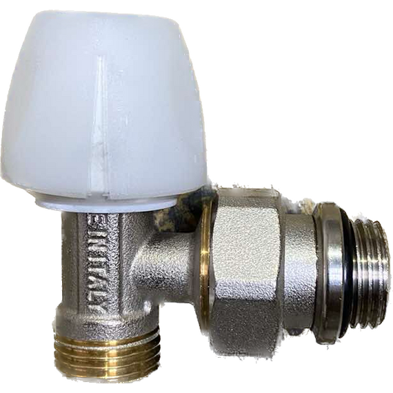 Robinete radiator unghiulare (alimentare) 16х1/2" (metaloplast cu garnitură) Bugatti