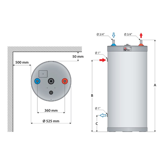 Бойлер косвенного нагрева ACV Comfort 160 31 kW, 6 image