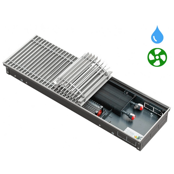 Встраиваемый конвектор с прин. конв. KVZV 250-85-1200/С (max1919W) Techno, изображение [1] фото