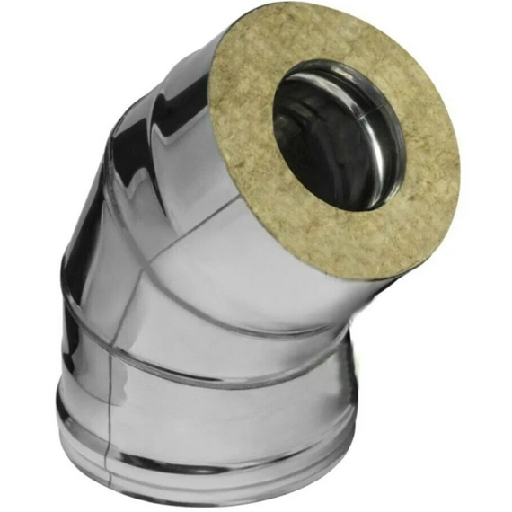Cot sandwich pentru coș de fum 135° Ferrum (430/0,8mm) D115x200