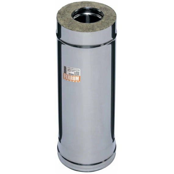 Coș de fum dublu perete 0,5m Ferrum (430/0,8) D150x210
