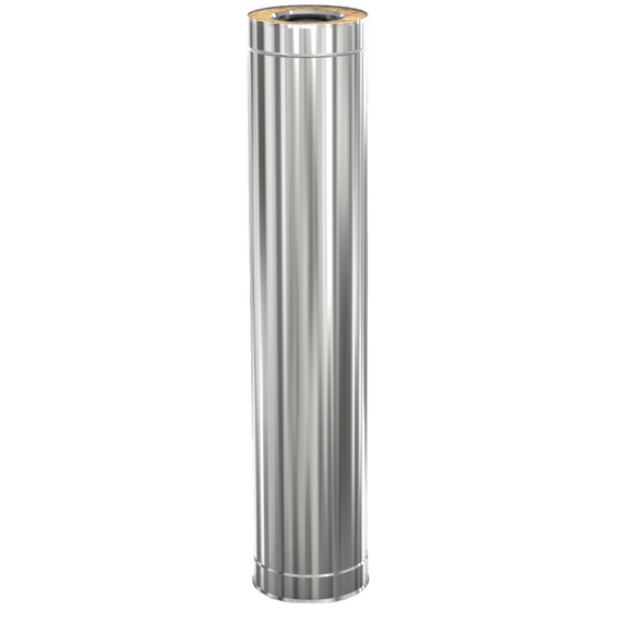 Coș de fum sandwich dublu perete 1m TEPLODAR D115х200 z/n