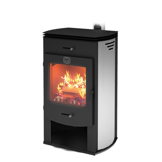Отопительно-варочная печь-камин Теплодар Танго 8 kW фото