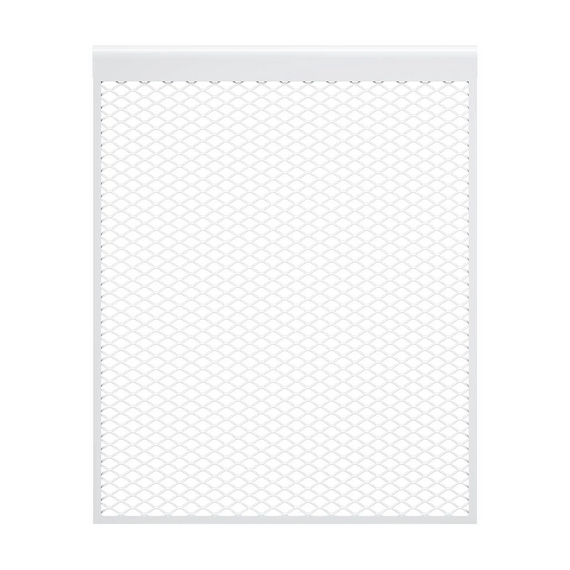 Декоративный металлический экран на радиатор EVECS 5 ДМЭР, изображение [1] фото