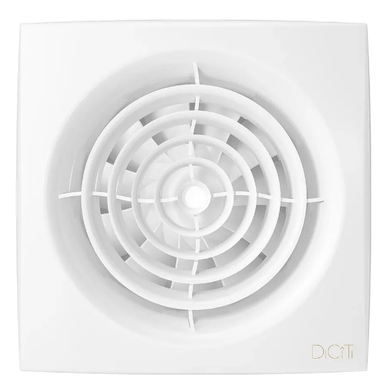Осевой вытяжной вентилятор DICITI AURA D100 White фото