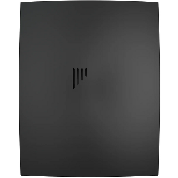 Ventilator de evacuare designer cu clapetă de sens Diciti BREEZE 4C D100 Negru Mat, 2 image