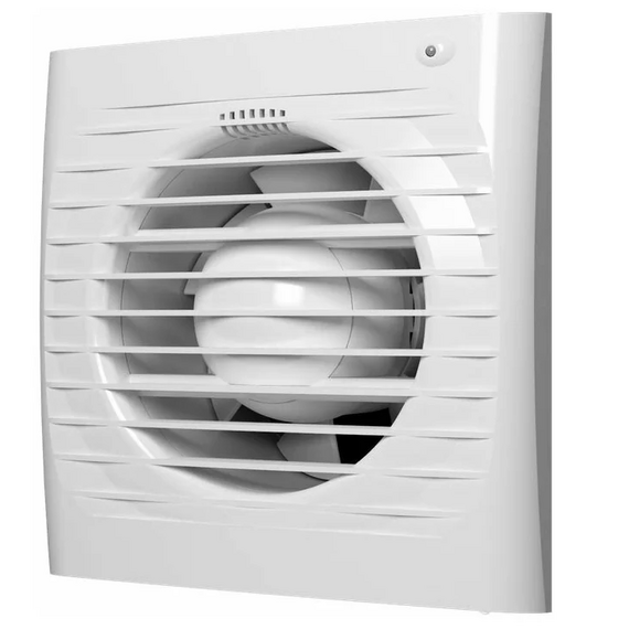 Ventilator axial de extracție cu grilă și senzor de umiditate ERA 6S HT D150 alb