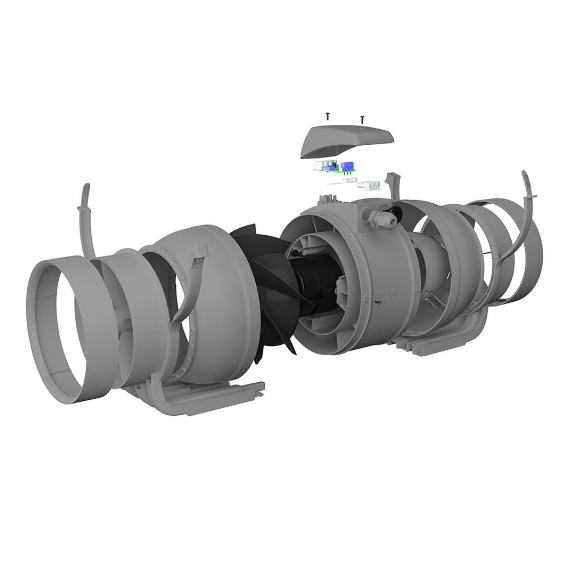 TYPHOON 160 2SP Вентилятор осевой канальный, 2-х скоростной д.150/160 Эра, изображение [1] фото