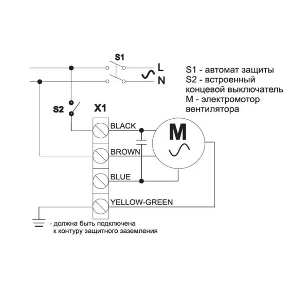 Вентилятор осевой STORM с квадр.фланцем д.400 (3830м3/ч, 63дБ, 180Вт) Эра, изображение [1] фото