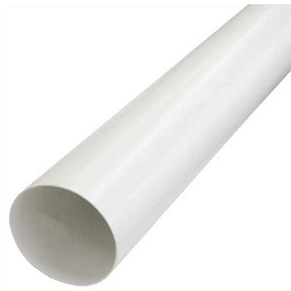 Круглый возвдуховод из ПВХ-пластика Era 16ВП1 D160 (1м), изображение [1] фото