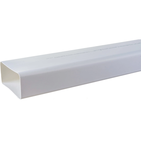 Плоский возвдуховод из ПВХ-пластика Era 612ВП1 6х12 (1м), изображение [1] фото