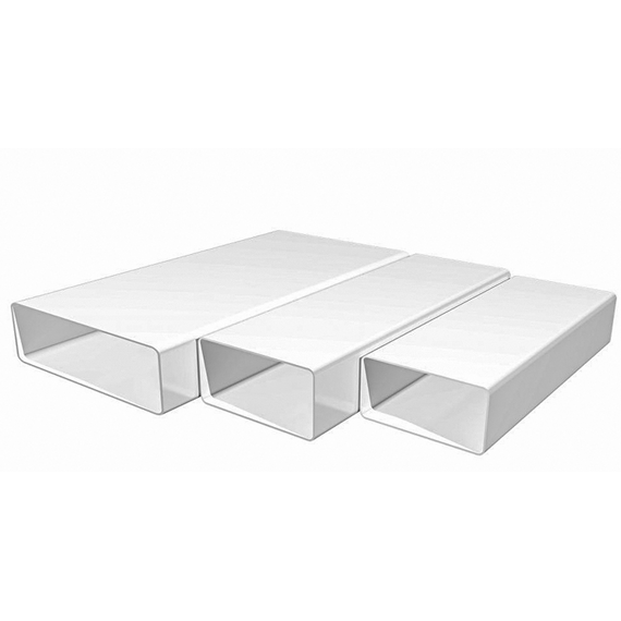 Плоский возвдуховод из ПВХ-пластика Era 620ВП2 6х20 (2м), изображение [1] фото