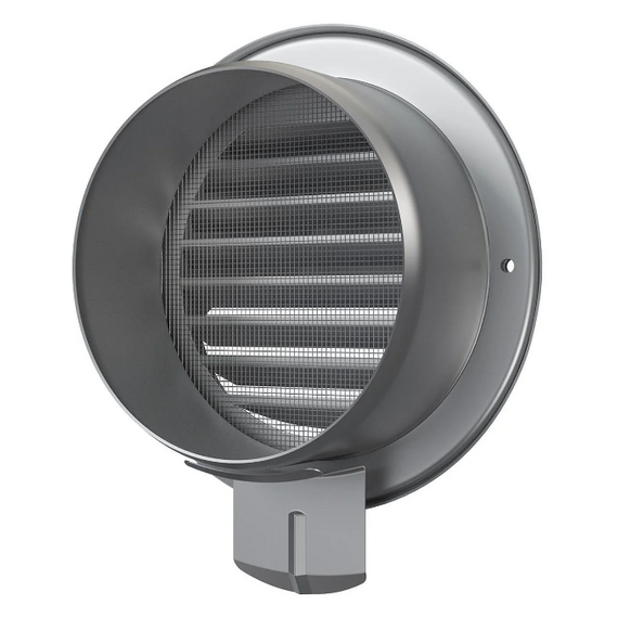 Gura de evacuare murală metalică d.150 Era, 3 image